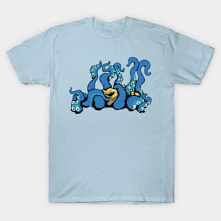 Blue tentaskull T-Shirt